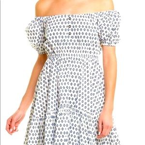 Caroline Constas off the shoulder high low dress size xs